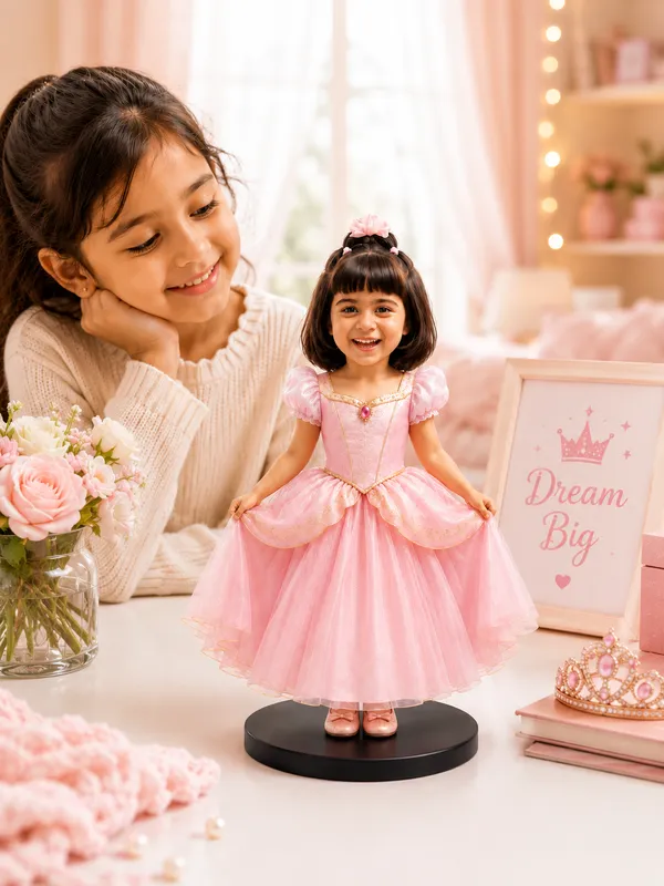 Personalized_Princess_Kid_Wooden_Caricature_Standee