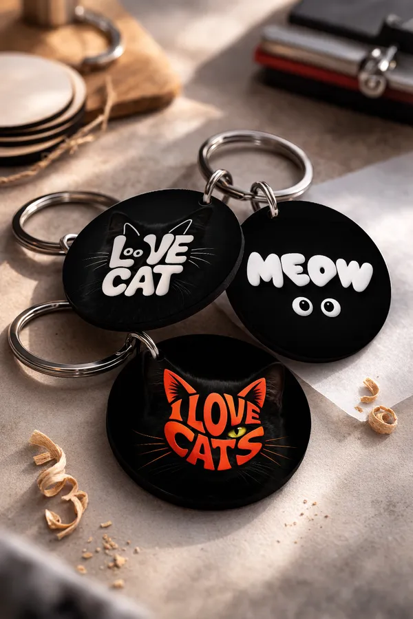 Cat_Lover_Keychain_Set_of_3_|_STYLE_2