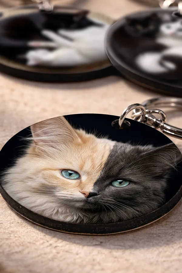 Wooden_Cat_Keychain_Set_of_3_|_STYLE_8