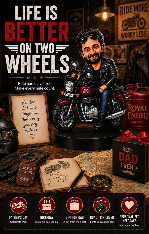 Bobble_Head_Caricature_for_Biker_Dad