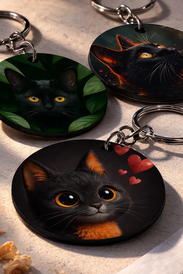 Wooden_Cat_Keychain_Set_of_3_|_STYLE_10