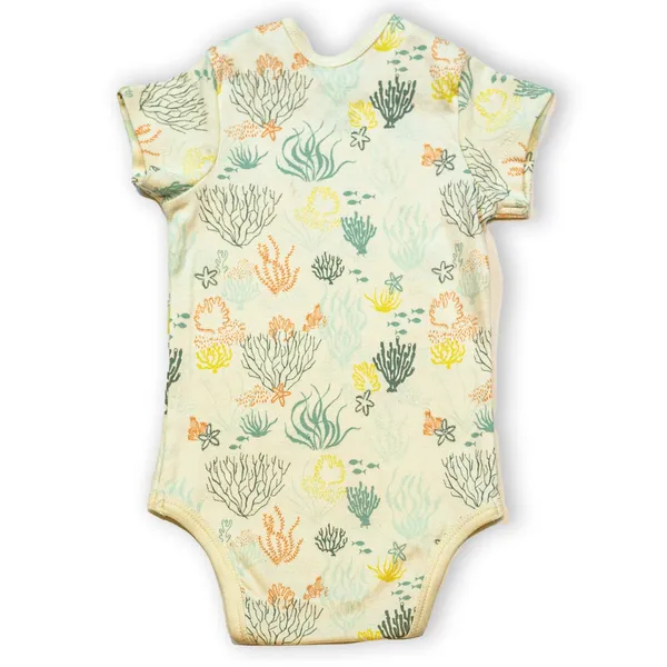 Multicolor_Organic_Cotton_Half_Sleeve_Onesieunder_Water_World