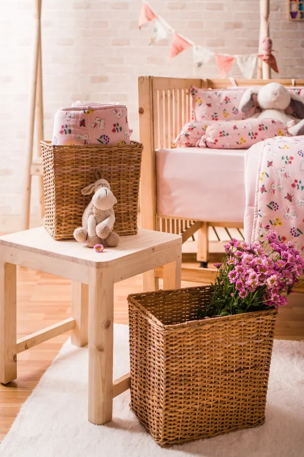 Pink_Cotton_Silk_Baby_Bedding_Set_Rabbit