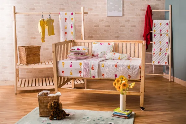 Multicolor_Cotton_Silk_Baby_Bedding_Set_Colourful_Elephant
