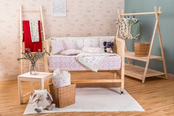 Pink_Cotton_Silk_Baby_Bedding_Set_Flower