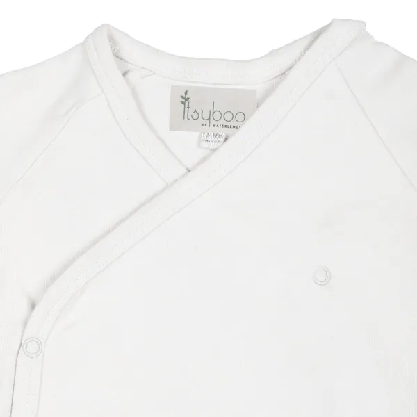White_Organic_Cotton_Half_Sleeve_Kimono_Chalk_White