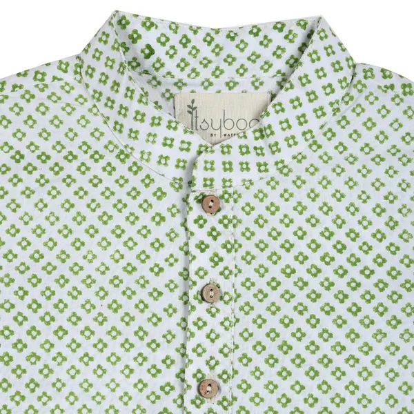 Green_Organic_Cotton_Kurta_Pyjama_Green_Block