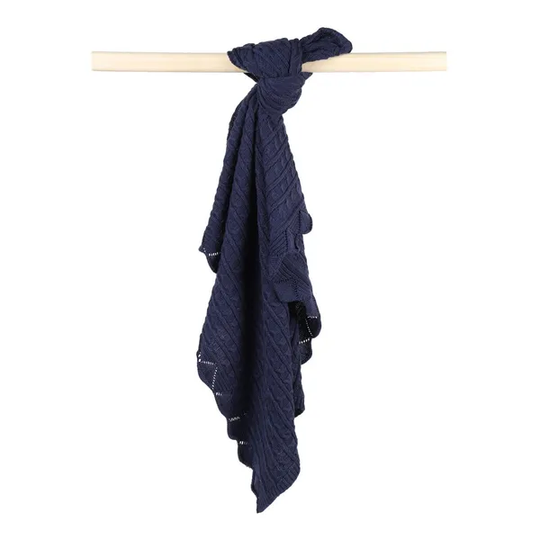 Navy_Blue_Organic_Cotton_Knit_Blanket_Navy_Frill