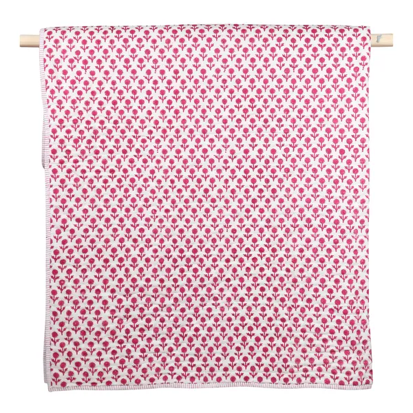 Pink_Organic_Cotton_Flower_Hand_Block_Printed_Quilt_Pink