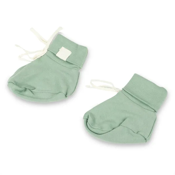 Green_Organic_Cotton_Booties_Sage_Green