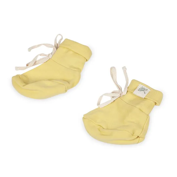 Yellow_Cotton_Silk_Booties_Sunny_Side_Up