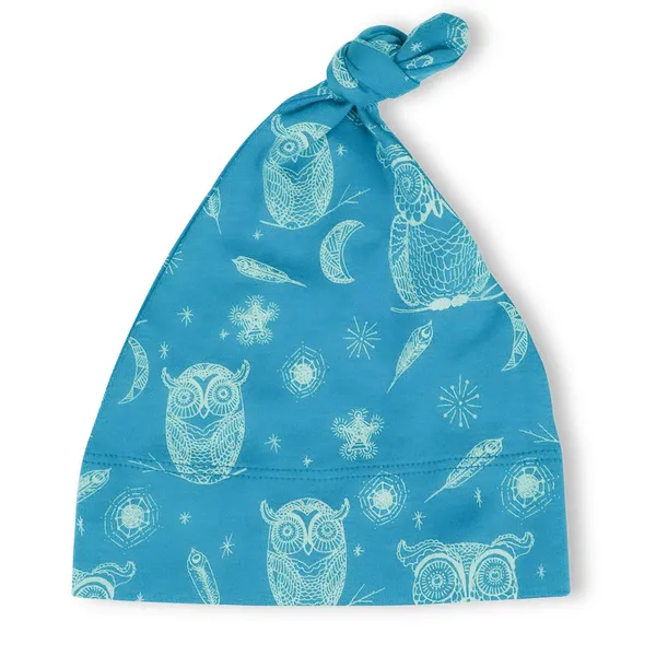 Blue_Cotton_Silk_Cap_Hoot_Hoot_Owl