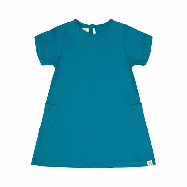 Blue_Organic_Cotton_Dress_Snow_Foam