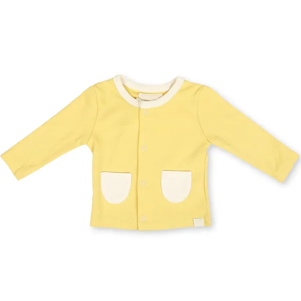 Yellow_Organic_Cotton_Button_Down_Tshirt_Sunny_Side_Up