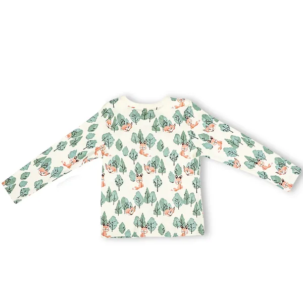 Multicolor_Organic_Cotton_Button_Down_Tshirt_Crafty_Fox