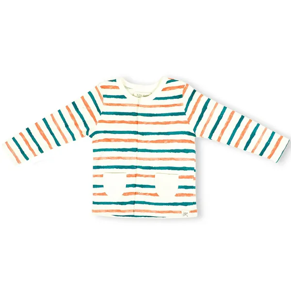 Multicolor_Organic_Cotton_Button_Down_Tshirt_Stripe_Hype