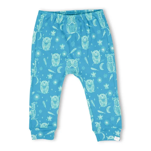 Blue_Organic_Cotton_Joggers_Hoot_Hoot_Owl