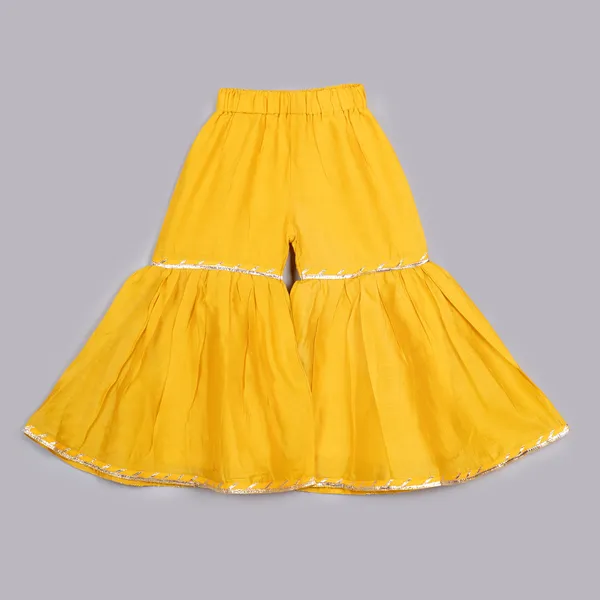 Pink_And_Yellow_Silk_Chanderi_Crimson_Pink_And_Yellow_Sharara_Set
