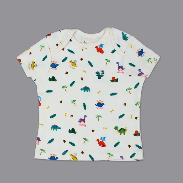 Multicolor_Organic_Cotton_Half_Sleeve_Tshirt_Dino