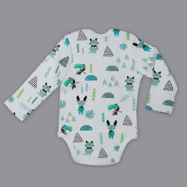 Green_Organic_Cotton_Full_Sleeve_Onesie_Forest