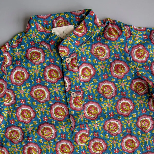 Blue_Cotton_Fabric_Dark_Blue_Printed_Kurta_Pyjama