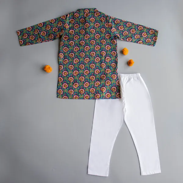 Blue_Cotton_Fabric_Dark_Blue_Printed_Kurta_Pyjama