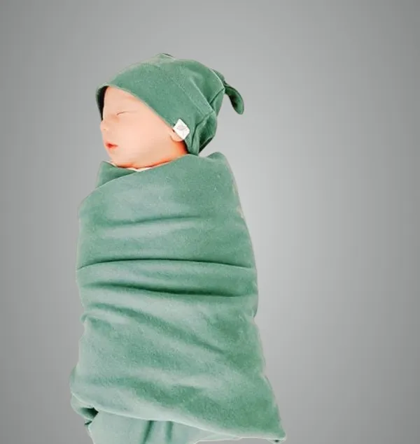 Green__Cotton_Sage_Green_Cotton_Wrap_Sheet_For_Kids