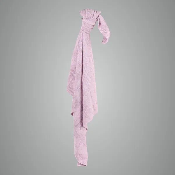 Mauve_Pink_Cotton_Mauve_Pink_Cotton_Knit_Blanket_Heart_For_Kids