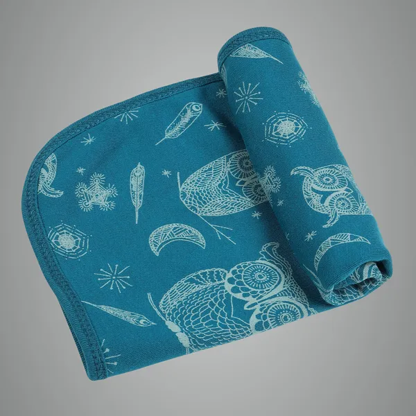 Blue__Cotton_Blue_Cotton_Hoot_Hoot_Owl_Napkin_For_Kids