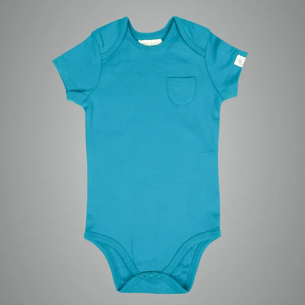 Blue_Organic_Cotton_Half_Sleeve_Onesie_Snow_Foam