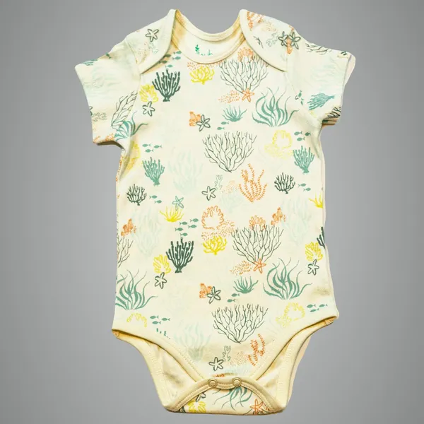 Multicolor_Organic_Cotton_Half_Sleeve_Onesieunder_Water_World