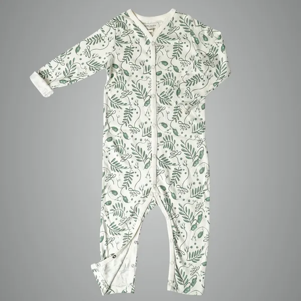 Green_Organic_Cotton_Full_Sleeve_Romper_The_Wild_Vine