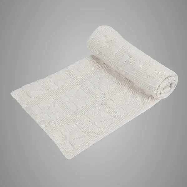 Cream_Organic_Cotton_Knit_Blanket_Cream_Star