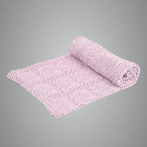 Mauve_Organic_Cotton_Knit_Blanket_Mauve_Heart