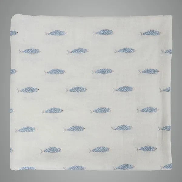 Blue_Cotton_Silk_Fish_Muslin_Swaddle