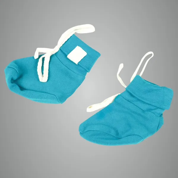 Blue_Cotton_Silk_Booties_Snow_Foam