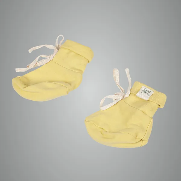 Yellow_Cotton_Silk_Booties_Sunny_Side_Up