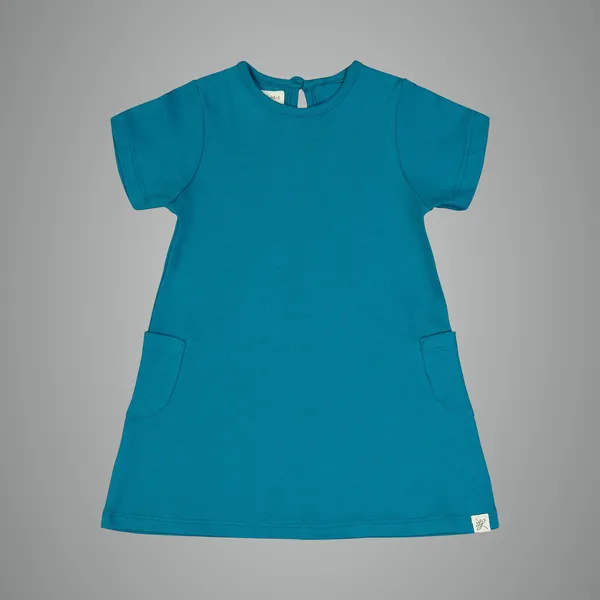 Blue_Organic_Cotton_Dress_Snow_Foam