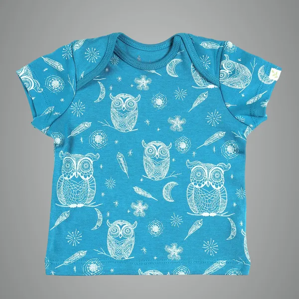 Blue_Organic_Cotton_Half_Sleeve_Tshirt_Hoot_Hoot_Owl