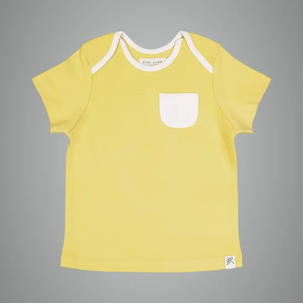 Yellow_Organic_Cotton_Half_Sleeve_Tshirt_Sunny_Side_Up