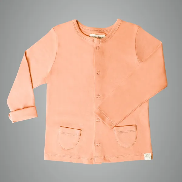 Coral_Organic_Cotton_Button_Down_Tshirt_Coral_Blush