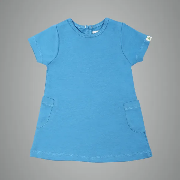 Blue_Organic_Cotton_Dress_Aqua