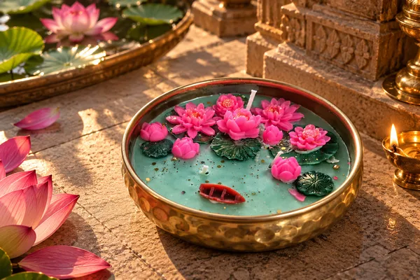 Festive_Lotus_Pond_Urali_Candle