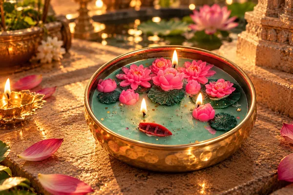 Festive_Lotus_Pond_Urali_Candle