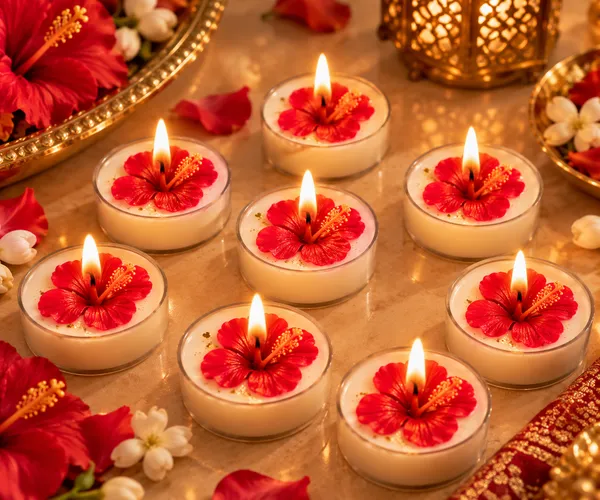 Wax_Festive_Hibiscus_Tealight_Candle_Set_of_9