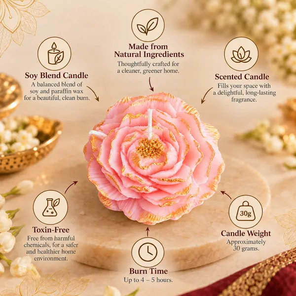 Soy_Blend_Floral_Rose_Scented_Candle_Set_of_6