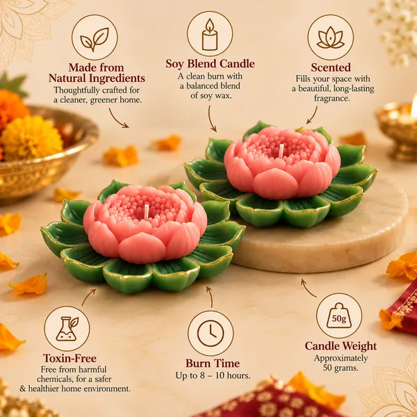 Lotus_Candle-Pack_of_2