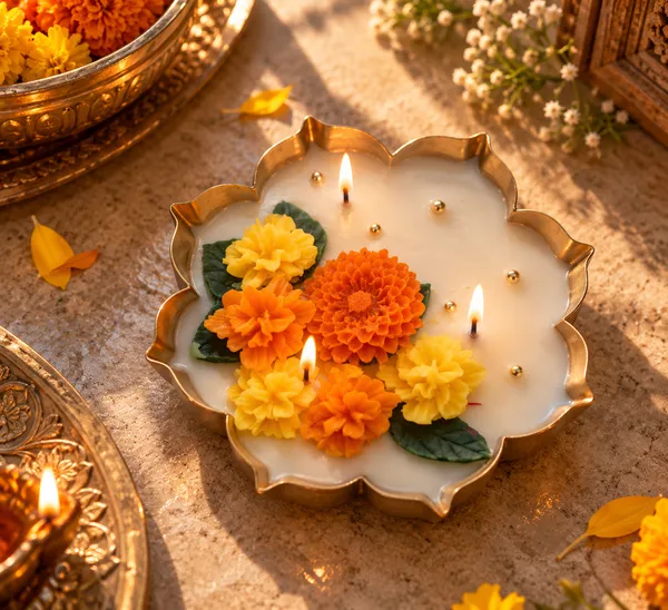 Marigold_Festive_Urali_Candle