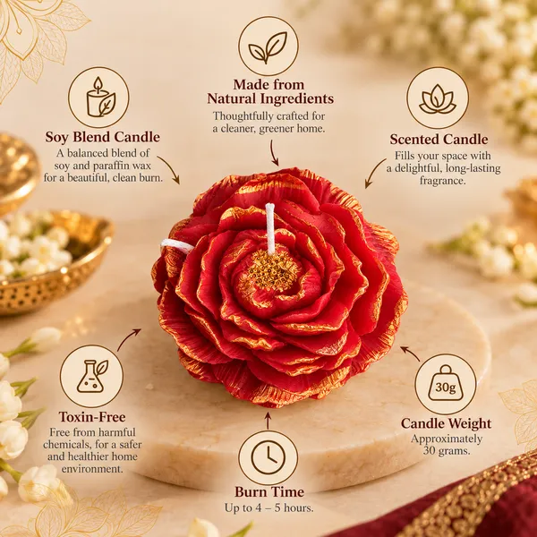 Peony_Candle-_Pack_of_6