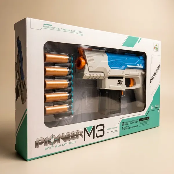Pioneer_M3_Soft_Bullet_Toy_Gun_Foam_Dart_Blaster_With_Magazine_And_Shell_Ejection_For_Kids_(6+)